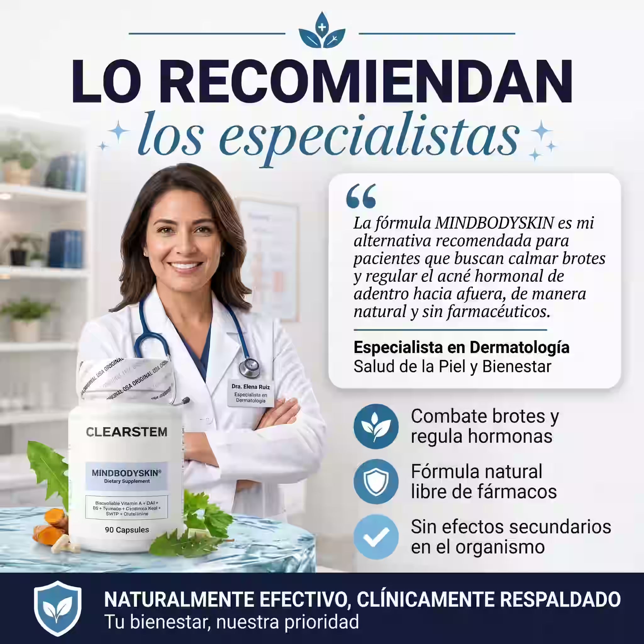 Cápsulas para eliminar acné